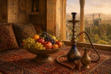 Orientalisches Stillleben bei goldenem Licht